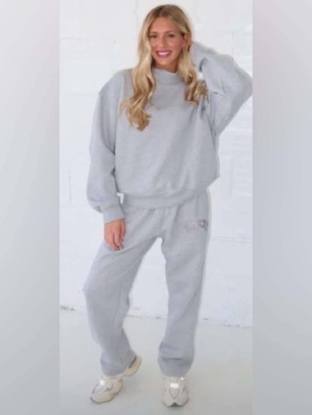 Kaete Gray Cozy Boyfriend Fit Grunge Sweatpants Sz L/XL Indie Sleaze Vibes Fall